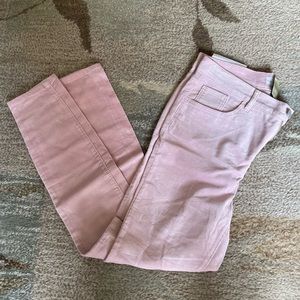 NWT Loft high rise skinny corduroy pant 6P pink
